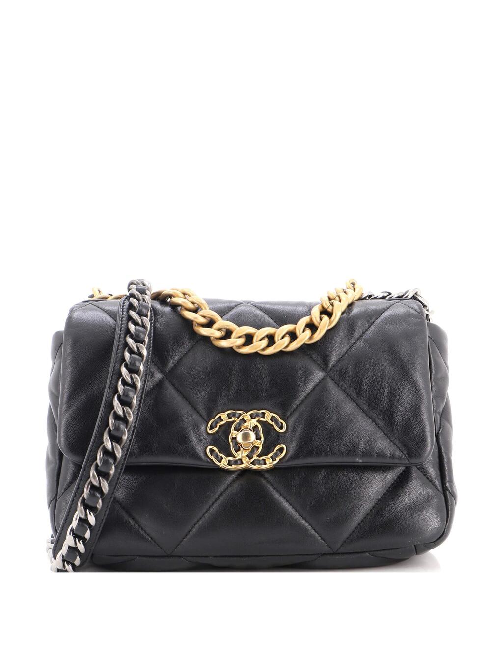 Chanel 19 Flap Bag Quilted Leather #328624C49B